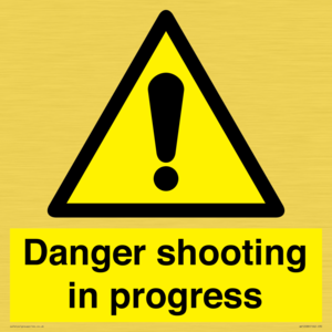 Danger shooting in progress